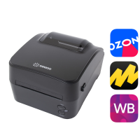Принтер этикеток Sewoo LK-B24 (термотрансферный; 203dpi;4";127мм/сек; USB; RS232;Ethernet),