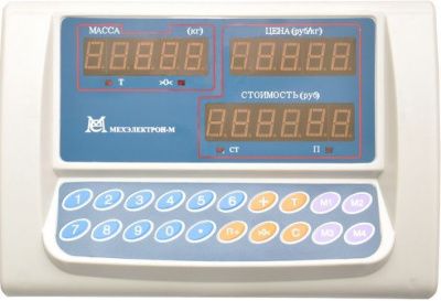 Весы электронные  ВЭТ-600-100/200-1С-ДБ (600*800)