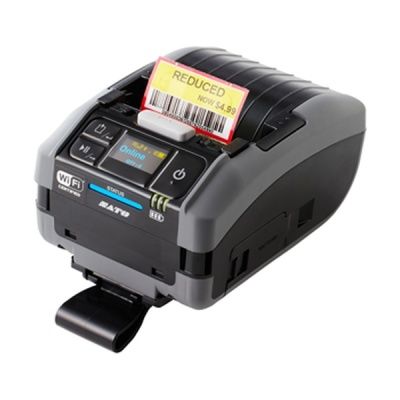 Принтер штрихкода SATO PW208NX 203 dpi with battery, USB, Bluetooth, Dispenser, Linerless media operation, Belt Clip     816 евро