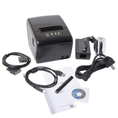 Poscenter RP-100 USE (80мм, 260 мм/сек, автоотрез, RS232+USB+LAN) черный	