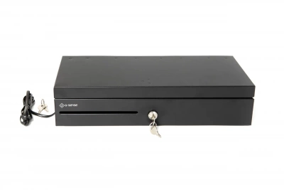 Денежный ящик G-Sense FlipTop-460FT, (6B8C), черный, Epson, крышка для инкассации