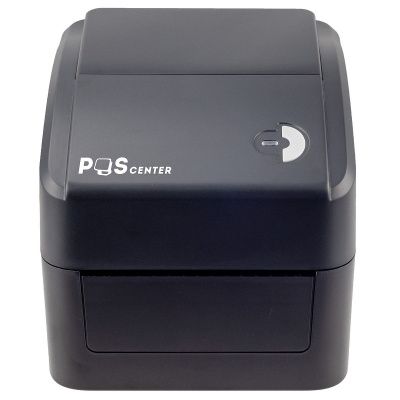 Принтер этикеток Poscenter PC-100 U (прямая термопечать, ширина ленты в диапазоне 1"- 4",  USB) черный